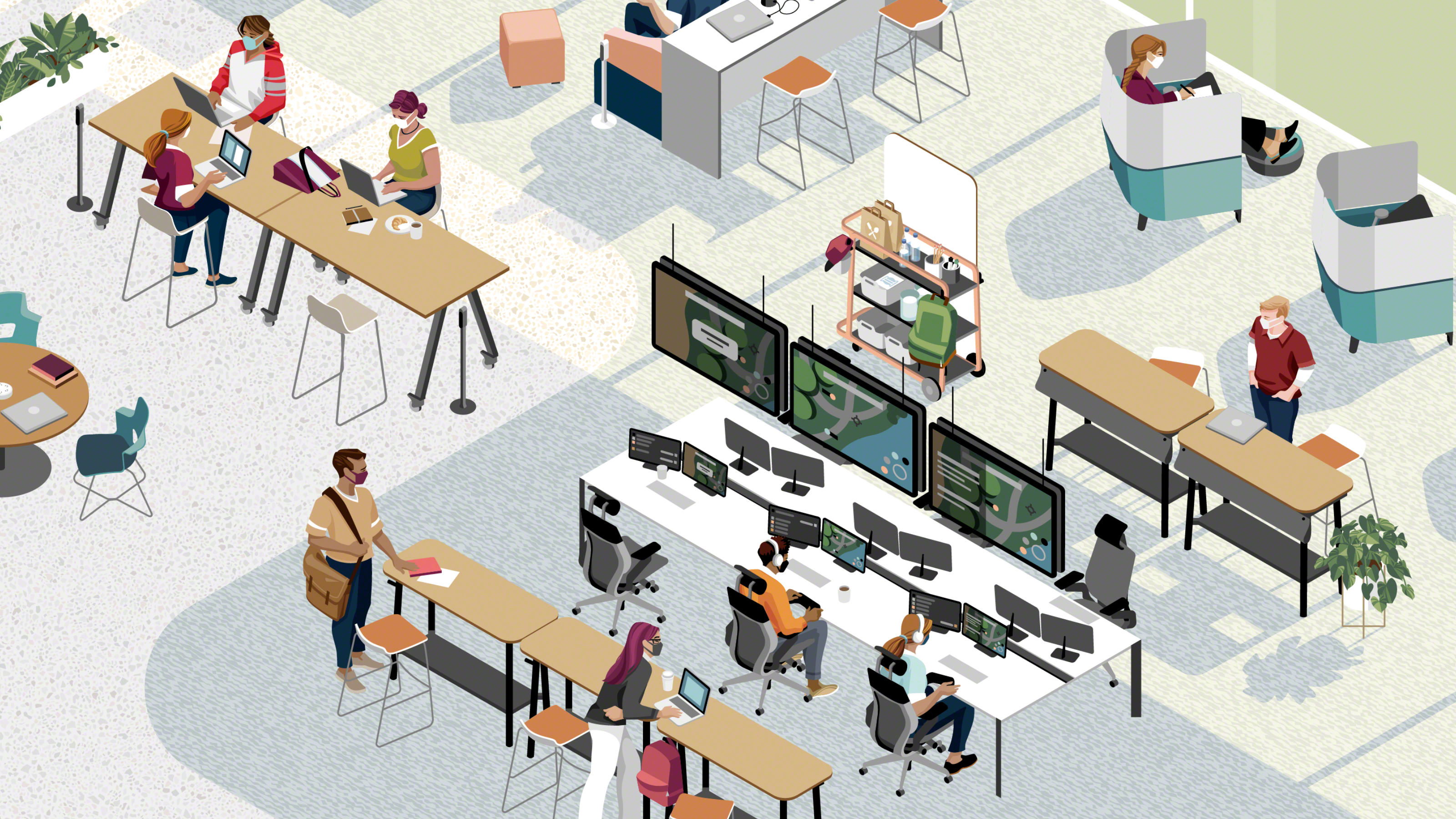 eSports On-Campus Gaming Furniture Design